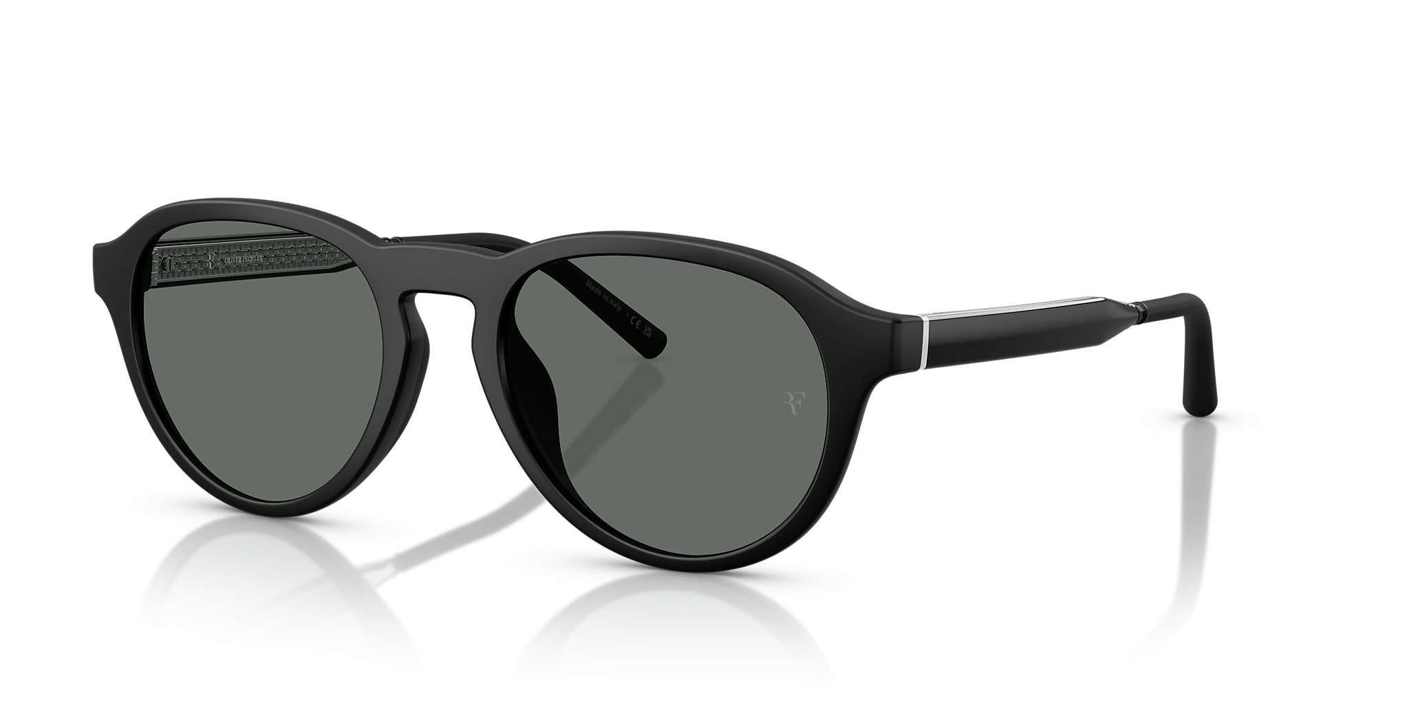 OLIVER PEOPLES OV5557SU R-8 Semi-Matte Black - Unisex Luxury Sunglasses, Grey Polar Lens