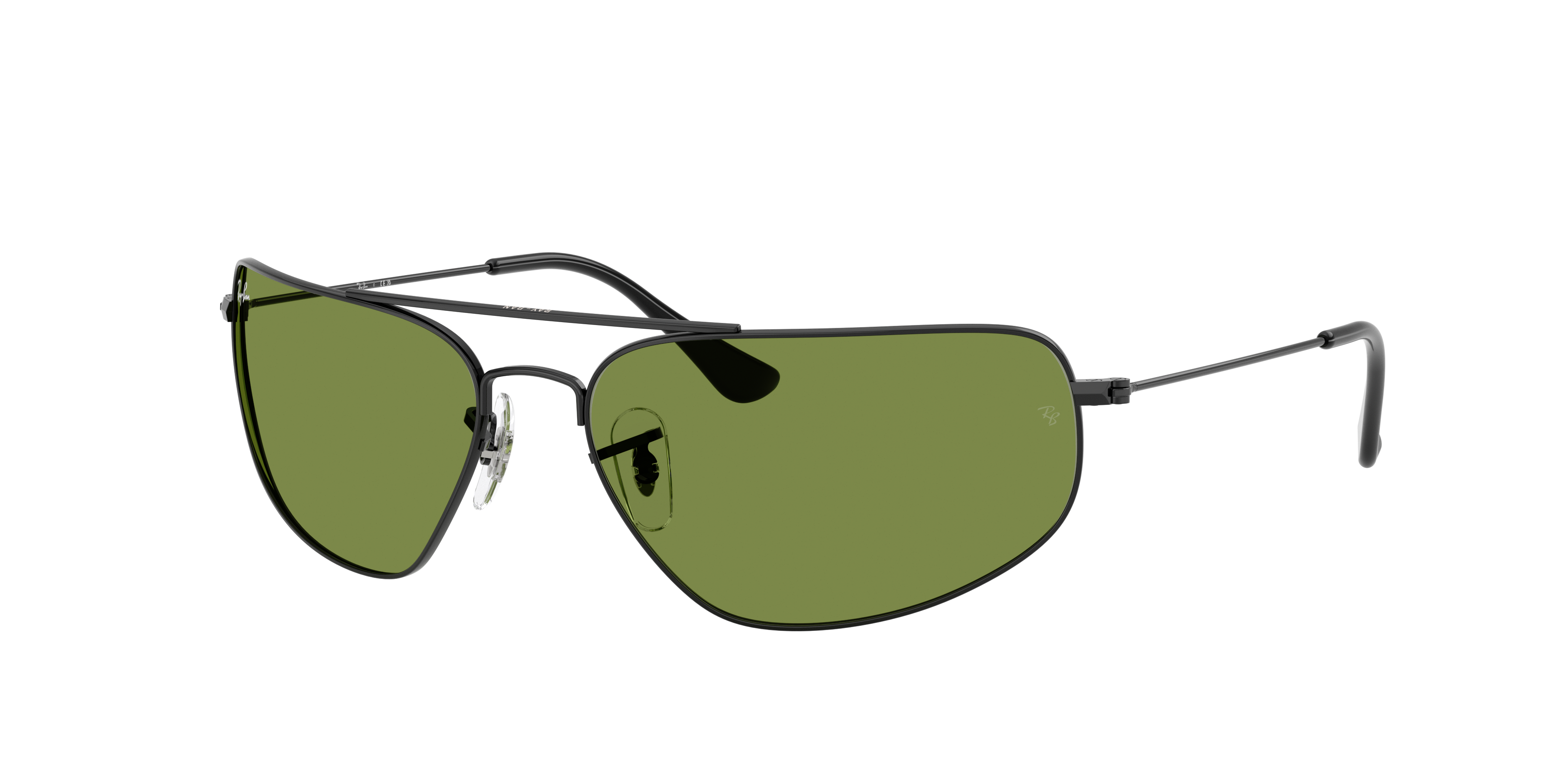 Ray-Ban Unisex Sunglass RB3780 -  Frame color: Black, Lens color: Green
