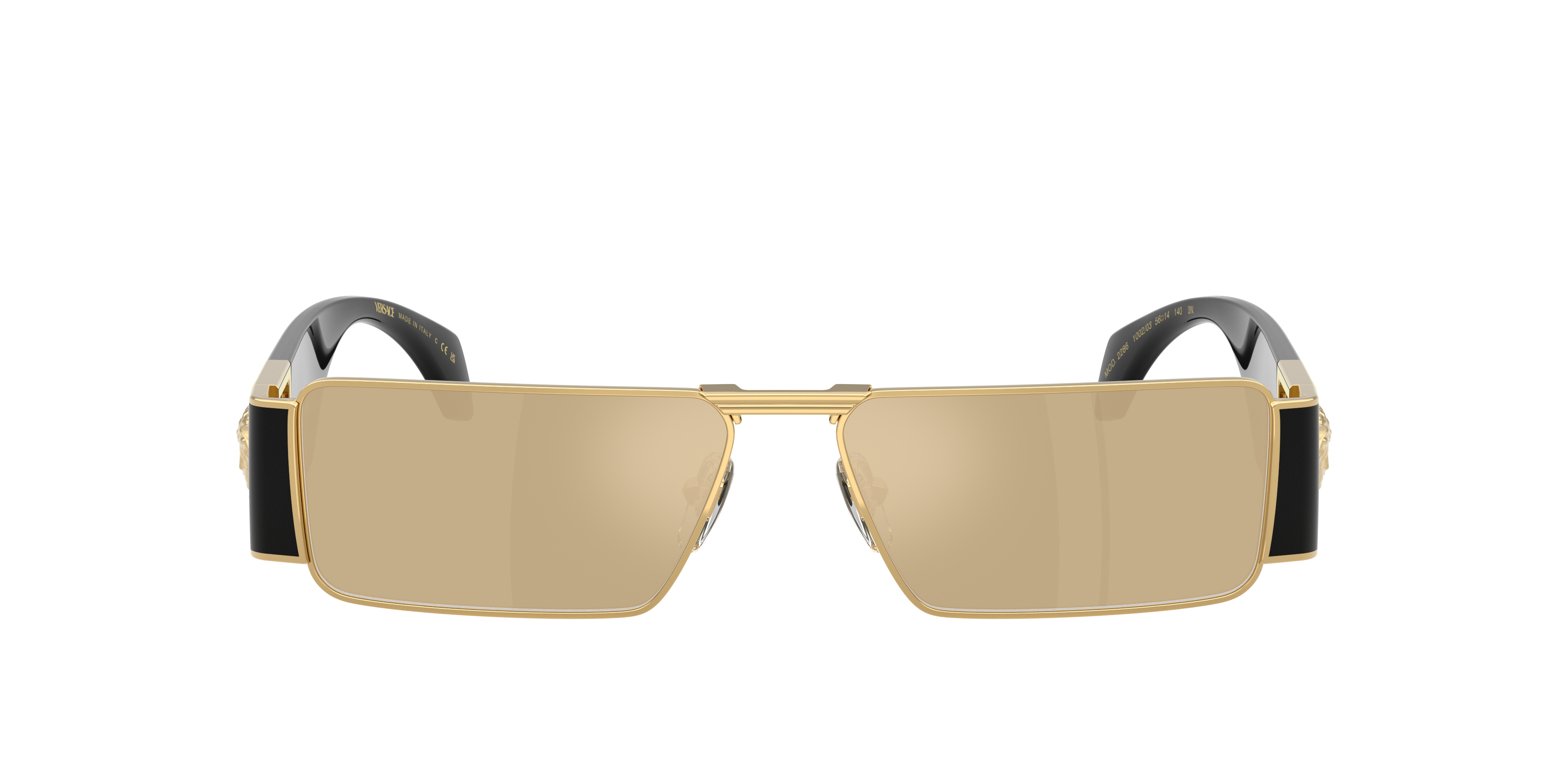 ｖ（＾＿＾ｖ）♪ Versace VE2286 M (57 - 14) with Yellow lenses and Gold frame