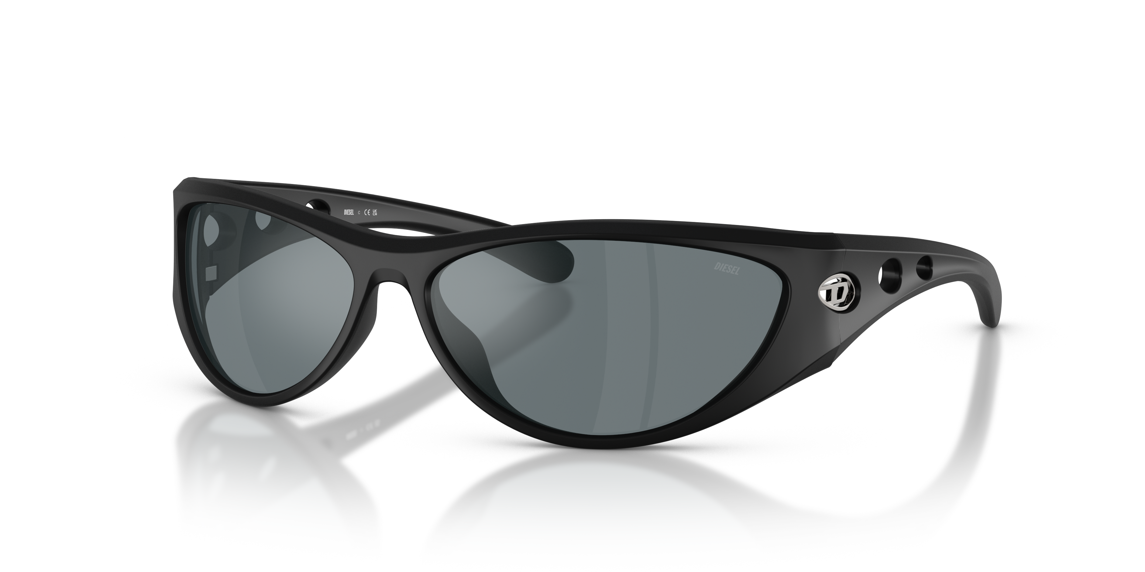 Diesel DL3004U L (63 - 14) with Black lenses and Black frame