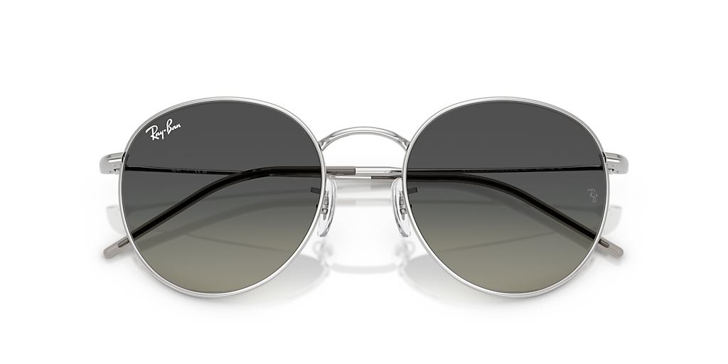 Ray-Ban Round Reverse L (53 - 21) with Grey lenses and Silver
