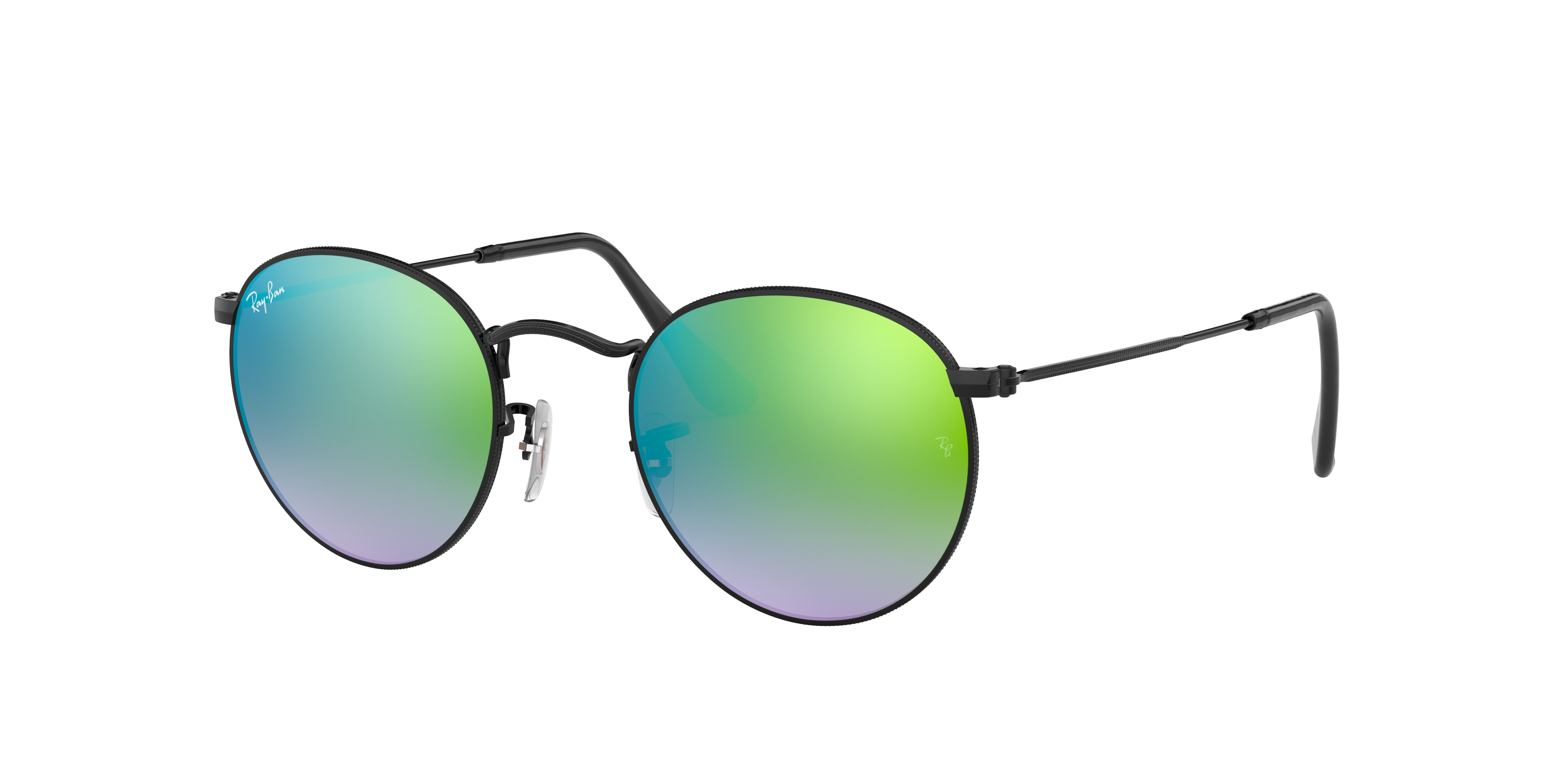 Ray-Ban RB3447 Round Flash Lenses Gradient S (50 - 21) with