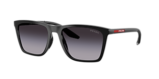 Prada Linea Rossa PS 01ZS XXL (56 - 21) with Grey lenses and Blue