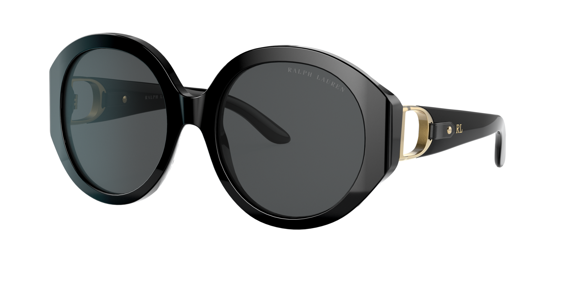 Ralph Lauren Woman Sunglass RL8188Q -  Frame color: Shiny Black, Lens color: Dark Grey