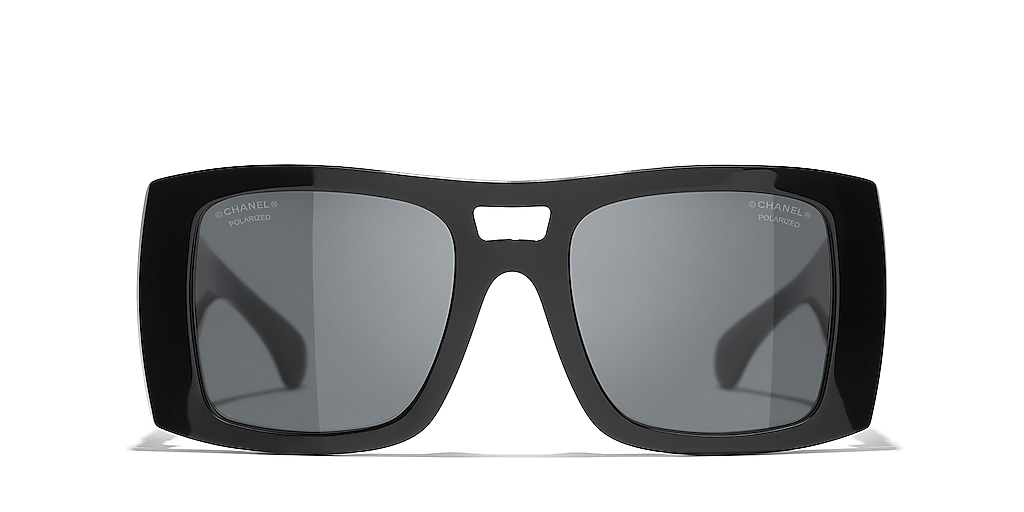 Chanel Square Sunglasses CH5539 M (53 - 21) with Grey lenses