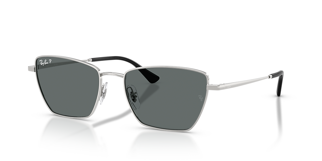 Ray-Ban Drea Bio-Based XXL (56 - 18) with Grey lenses and Silver