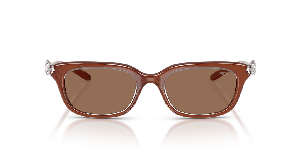 Diesel DL3013U L (50 - 18) with Brown lenses and Brown frame