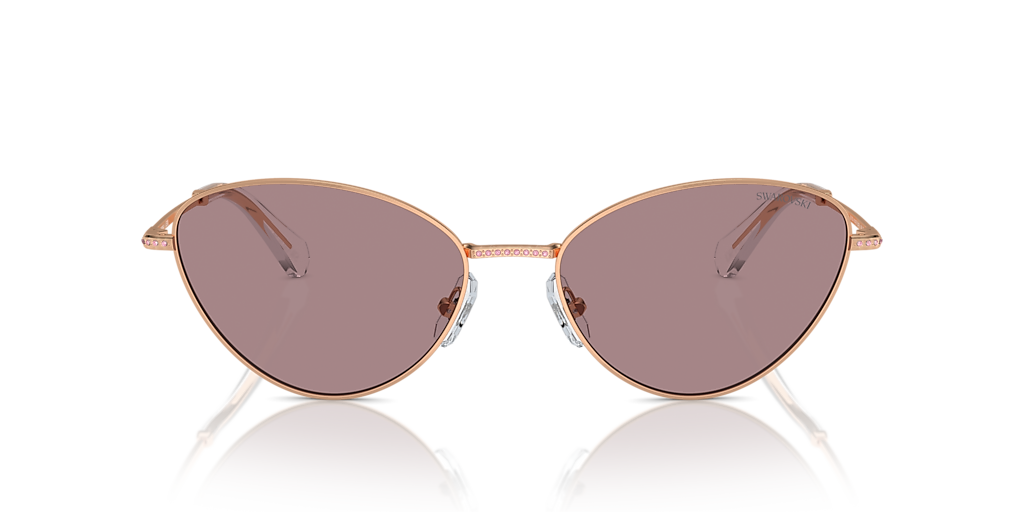 【送料,関税込】SWAROVSKI サングラス SK7014 調光レンズ Swarovski SK7014 XXL (58 - 18) with Violet lenses and Pink