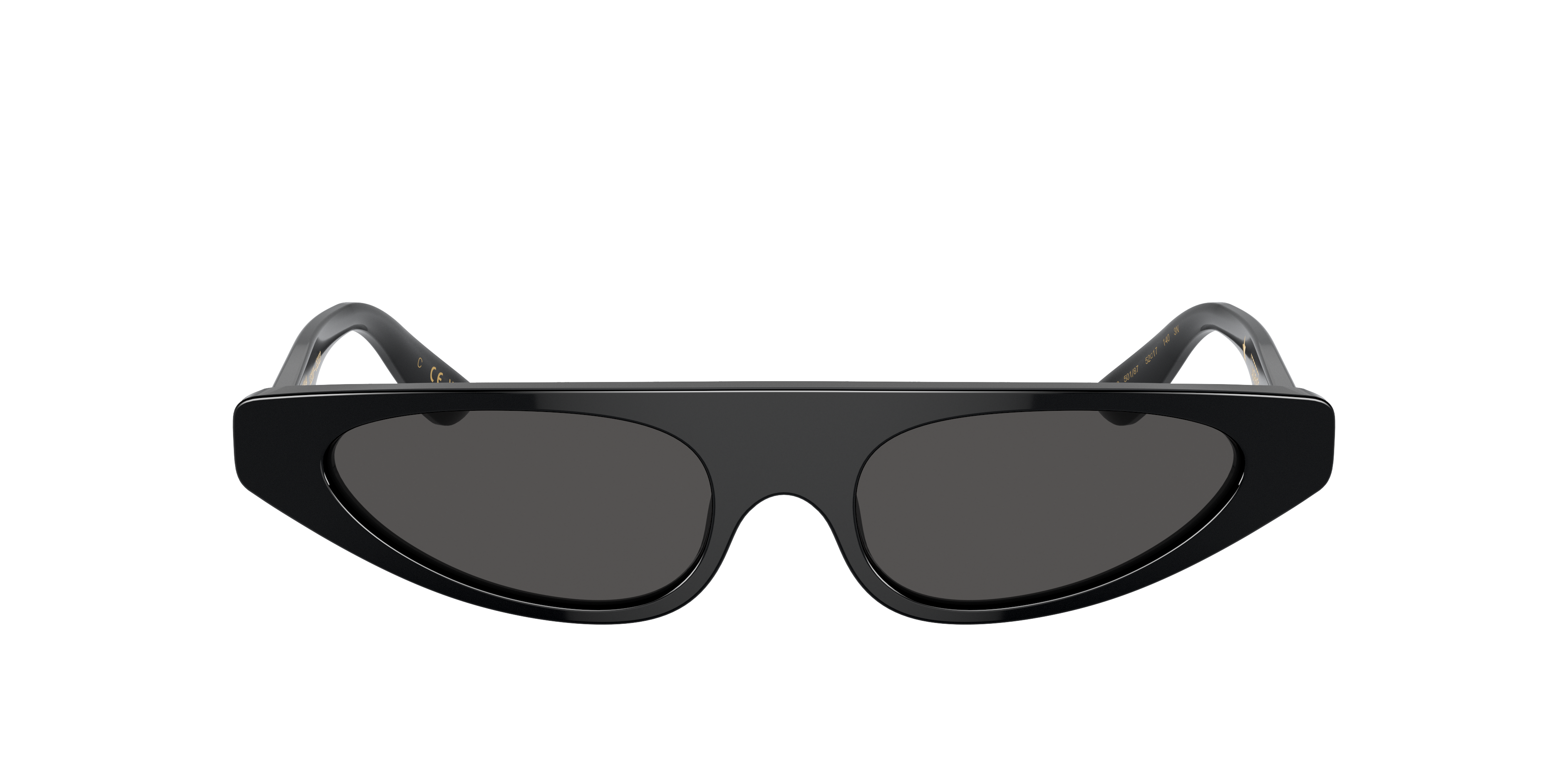 Dolce&Gabbana DG4442 S (52 - 17) with Grey lenses and Black