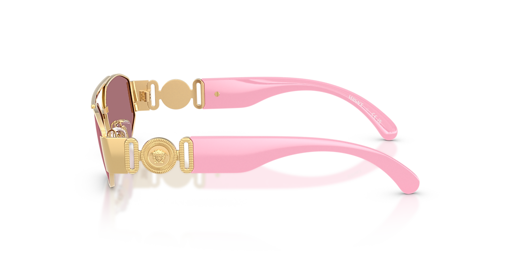 Versace VK2003 XL (50 - 13) with Pink lenses and Gold frame