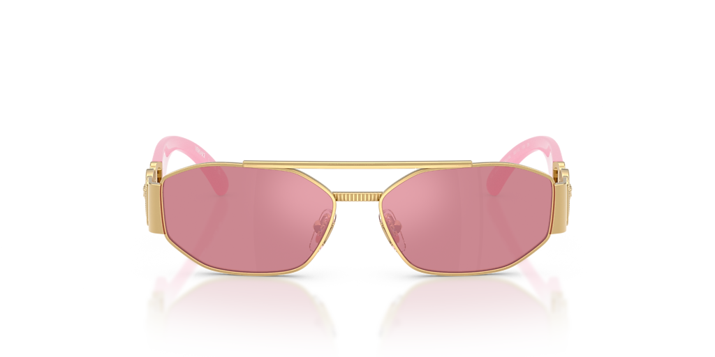 Versace VK2003 XL (50 - 13) with Pink lenses and Gold frame