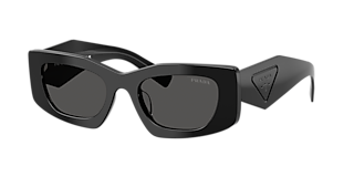 Prada PR A04S M (52 - 20) com Lentes Marrom e Armação Tartaruga