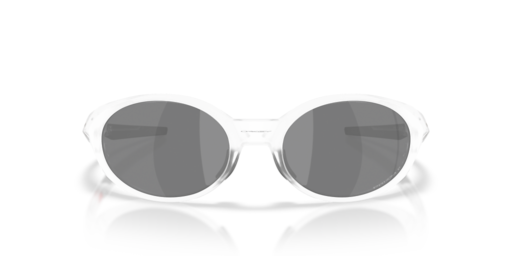 OAKLEY OO9438 Eye Jacket Redux Seek Collection Matte Clear - Man Sunglasses, Prizm Black Polarized Lens