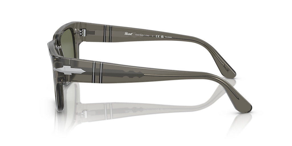 Persol PO3315S XXL (58 19) with Green lenses and Grey frame - Main Image