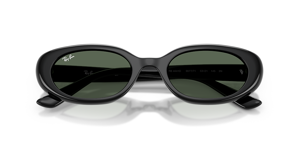Ray-Ban RB4441D Bio-Based L (53 - 21) with Green lenses and Black