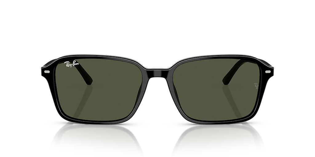 RAY-BAN RB2231 Raimond Black - Unisex Sunglasses, G-15 Green Lens