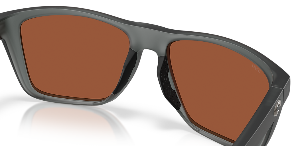 COSTA 6S9131 Mainsail XL Matte Gray Smoke - Men Sunglasses, Green Mirror Lens