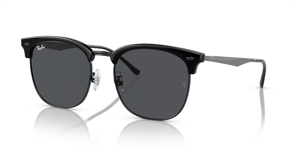 Ray-Ban ORB4418D ブラックシルバーサングラス RB4418D Sunglasses in Black On Silver and Blue - RB4418D | Ray-Ban®