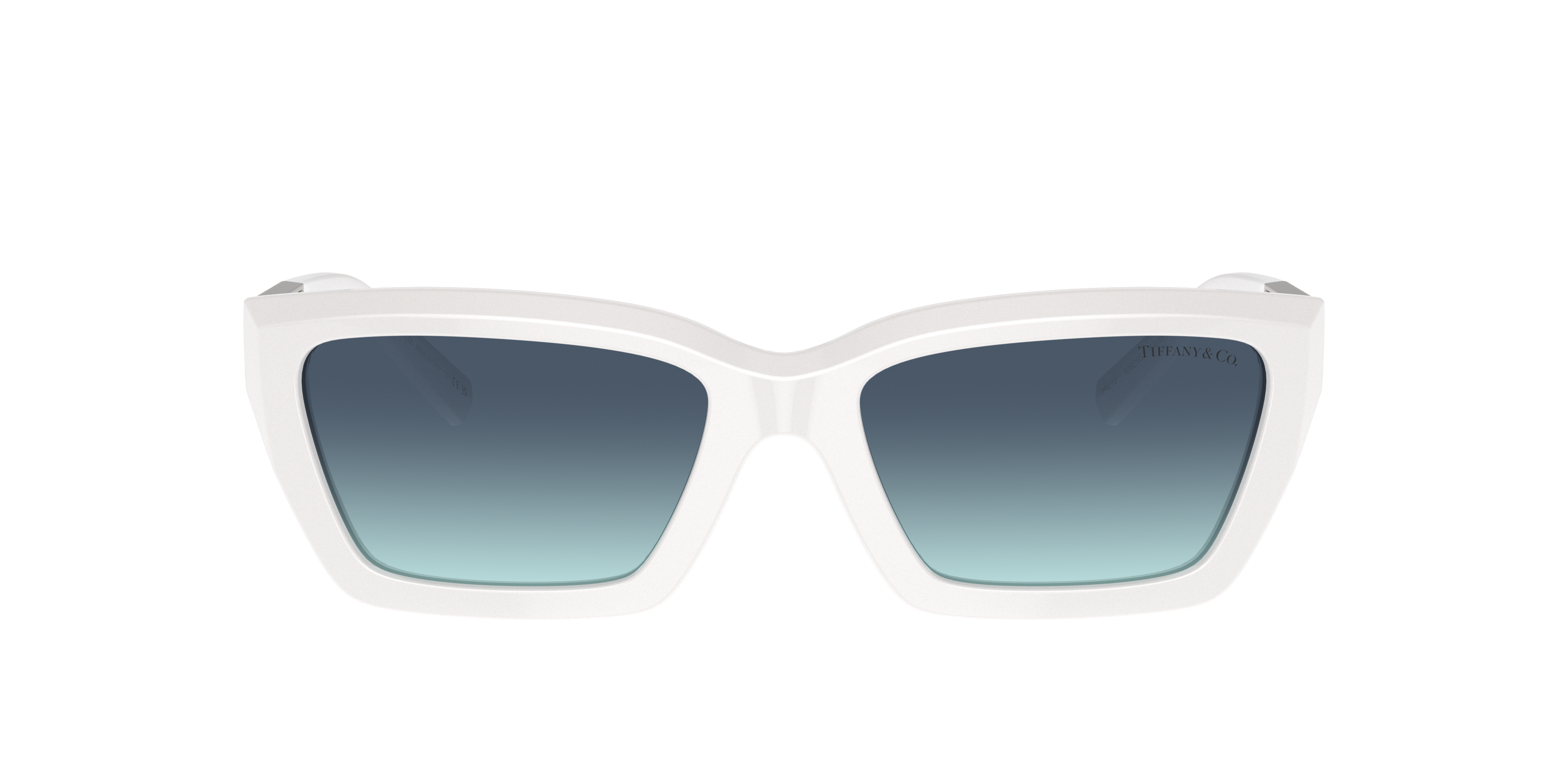 Tiffany & Co . 52mm Gradient Square Sunglasses In White