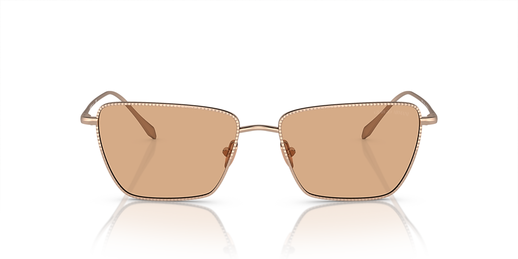 Giorgio Armani AR6153 L (56 - 16) with Brown lenses and Pink frame