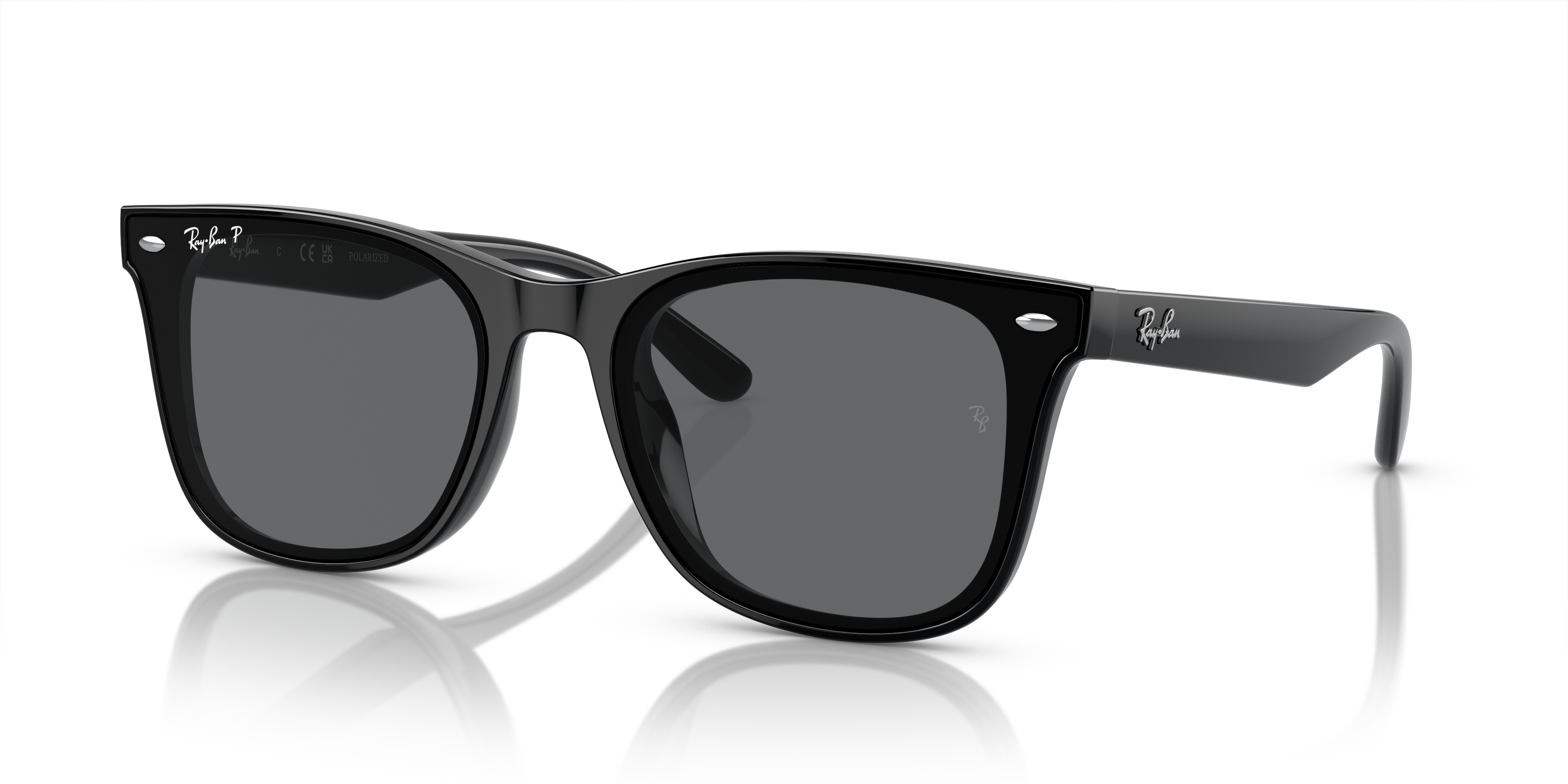 Ray-Ban RB4391D XL (65 - 18) with Grey lenses and Black frame