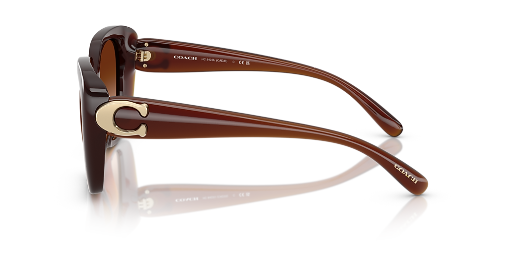 Coach CAD33 M (55 - 17) with Brown lenses and Brown frame  display picture 2