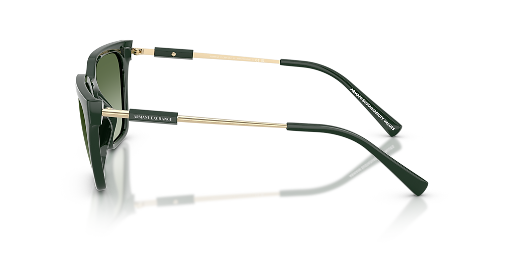 Armani Exchange AX4158S M (55 - 20) with Green lenses and Green
