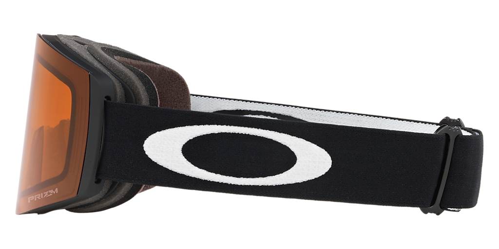 OAKLEY OO7103 Fall Line M Snow Goggles Matte Black - Unisex Sunglasses, Prizm Snow Persimmon Lens