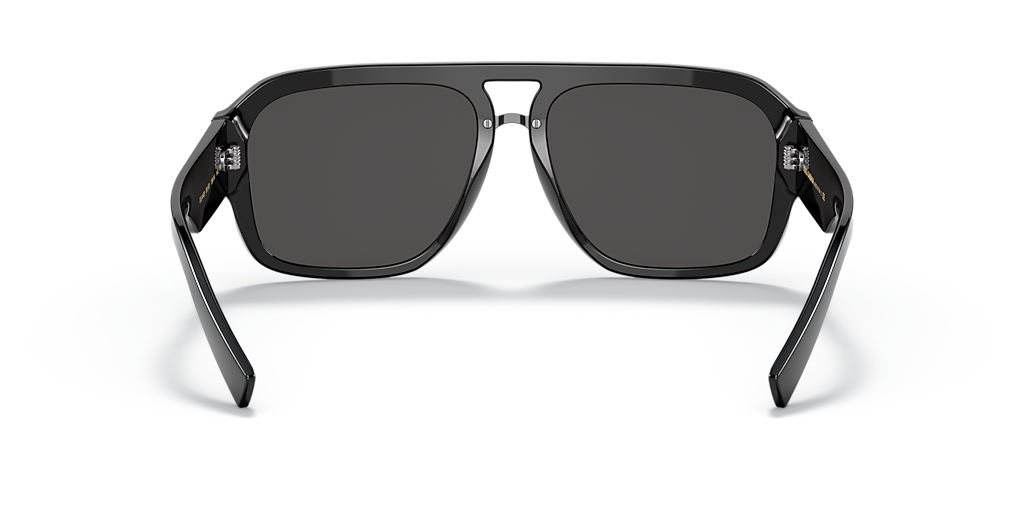 DOLCE&GABBANA DG4403 Black - Men Luxury Sunglasses, Dark Grey Lens