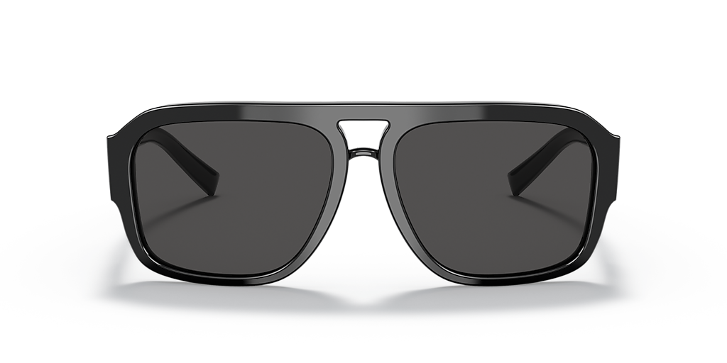 DOLCE&GABBANA DG4403 Black - Men Luxury Sunglasses, Dark Grey Lens