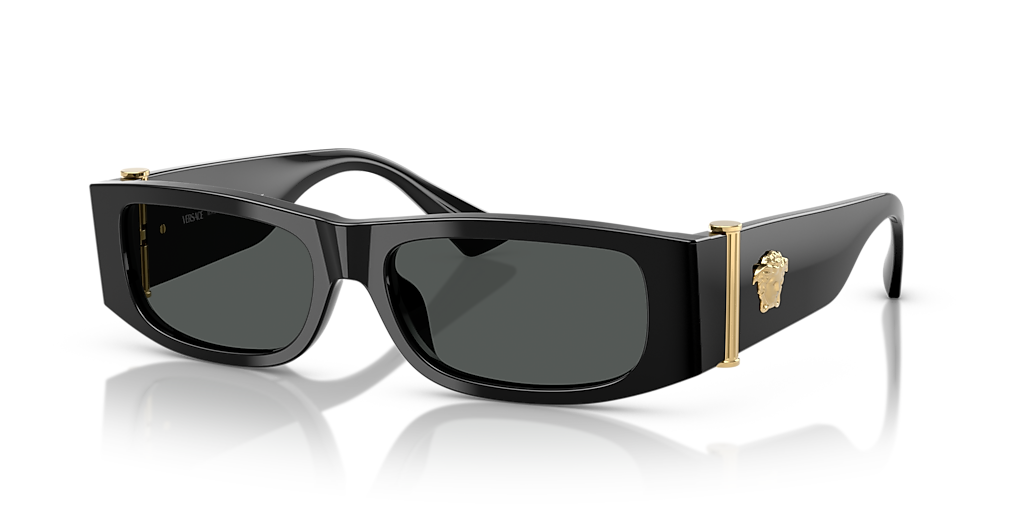 Versace VE4476U XXL (55 - 16) with Grey lenses and Black frame