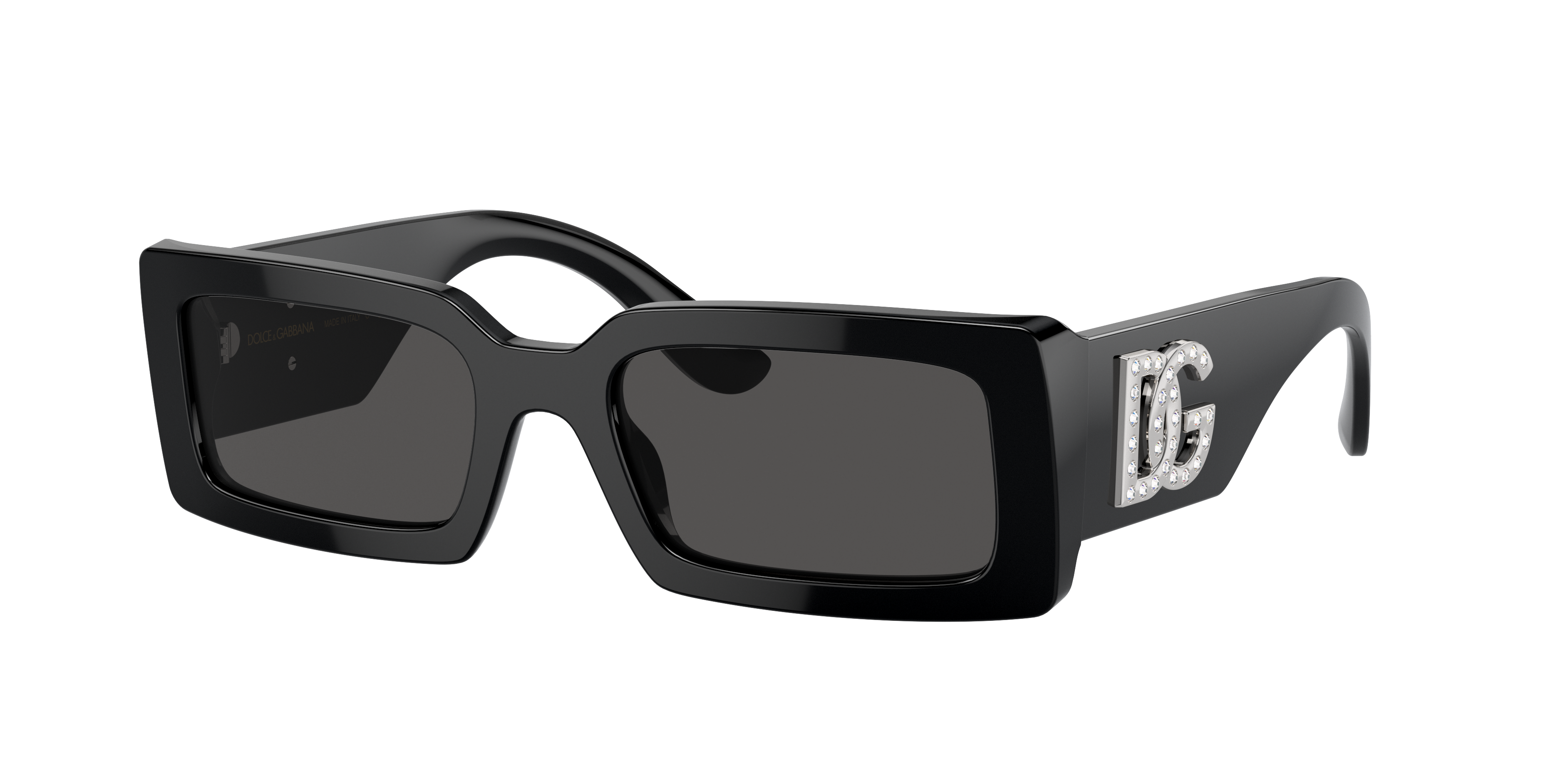 Dolce&Gabbana DG4447B M (53 - 20) with Grey lenses and Black frame