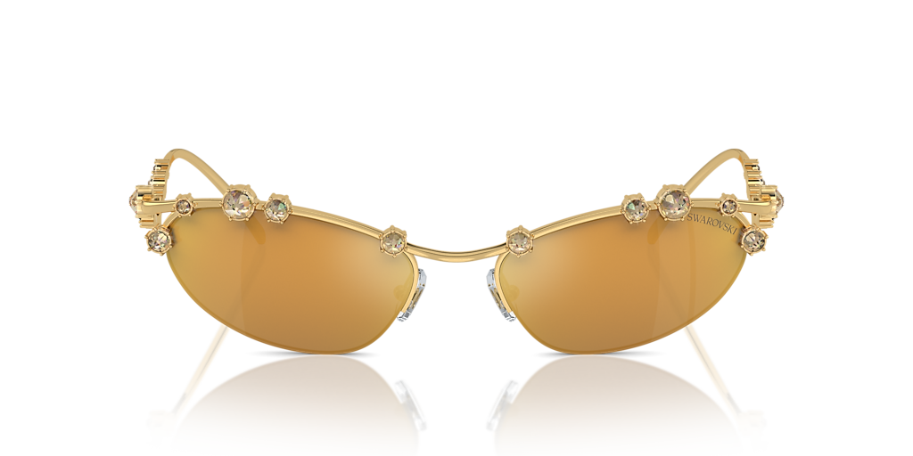 Swarovski SK7016 L (56 - 19) with Gold lenses and Gold frame