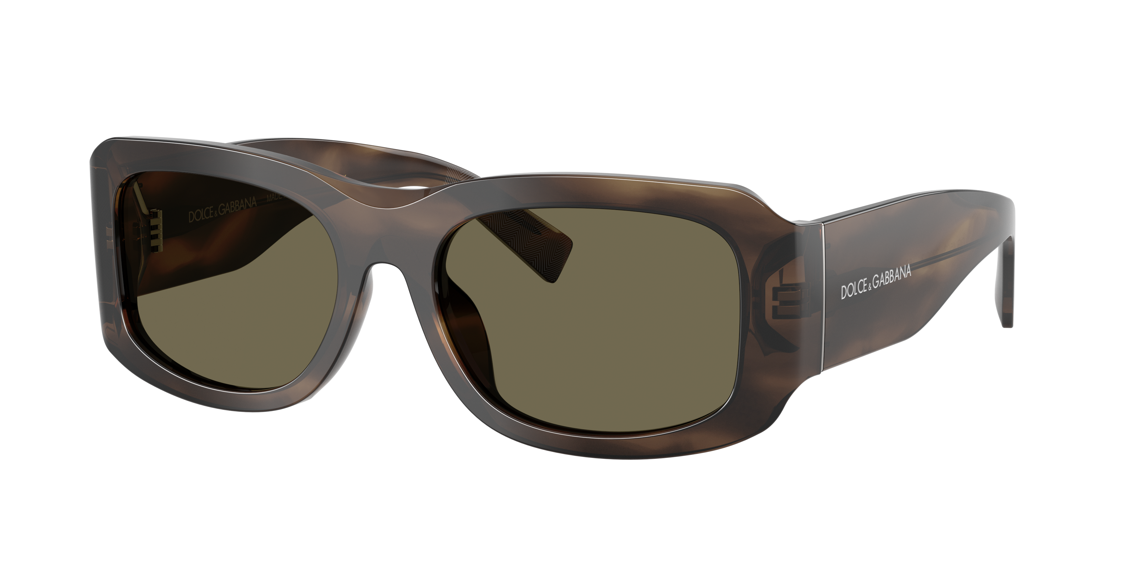 Dolce&Gabbana Man Sunglass DG4503 -  Frame color: Striped Tobacco, Lens color: Brown