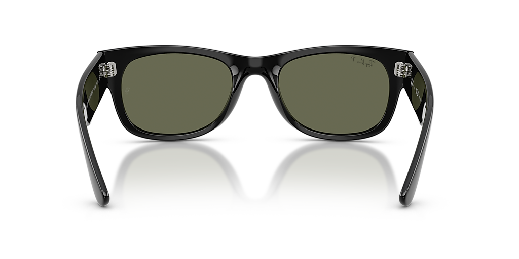 Ray-Ban Mega Wayfarer II XL (55 - 21) with Green lenses and Black