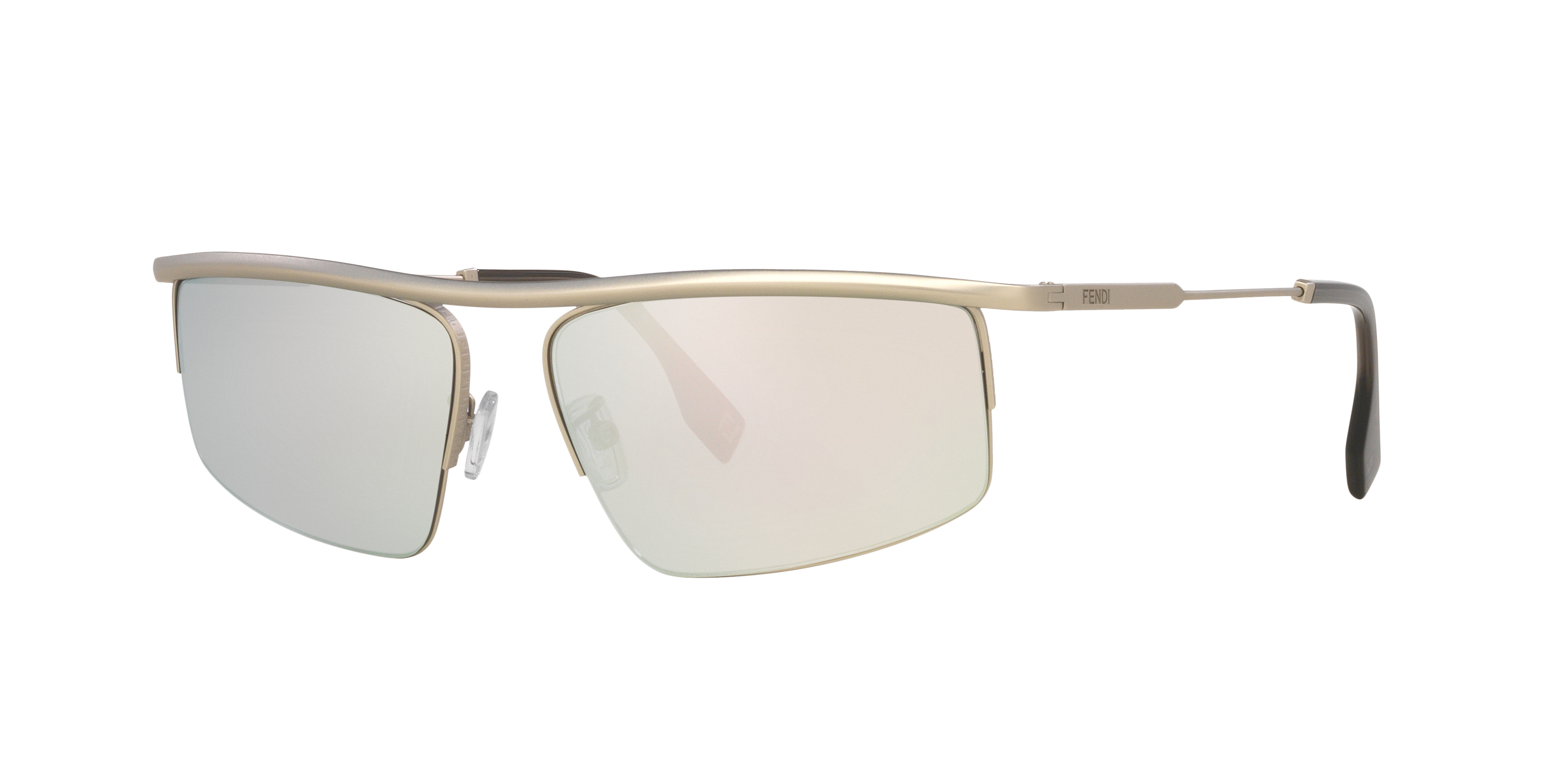 Fendi Man Sunglass Fe40141u In Grey Mirror