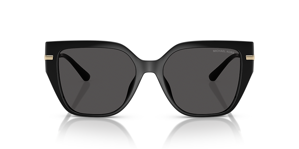 MICHAEL KORS MK2231U St. Barths Black - Woman Sunglasses, Dark Grey Solid Lens
