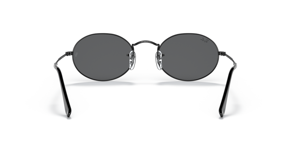Ray-Ban RB3547 Oval Metal XL (54 - 21) with Grey lenses and Black