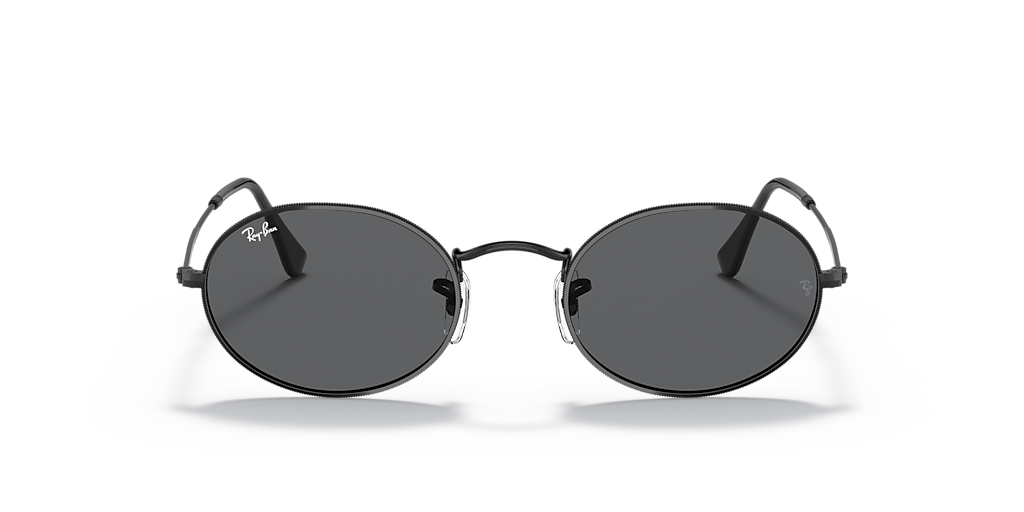 Ray-Ban RB3547 Oval Metal XL (54 - 21) with Grey lenses and Black
