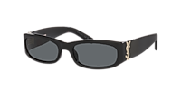 SAINT LAURENT SLM152 Black - Unisex Sunglasses, Black Lens
