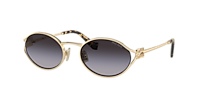 Miu Miu MU 52YS L (54 - 21) with Blue lenses and Pink frame