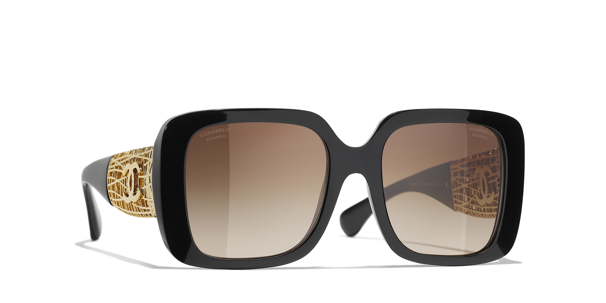 Chanel Square Sunglasses CH5532A L (54 - 19) with Brown