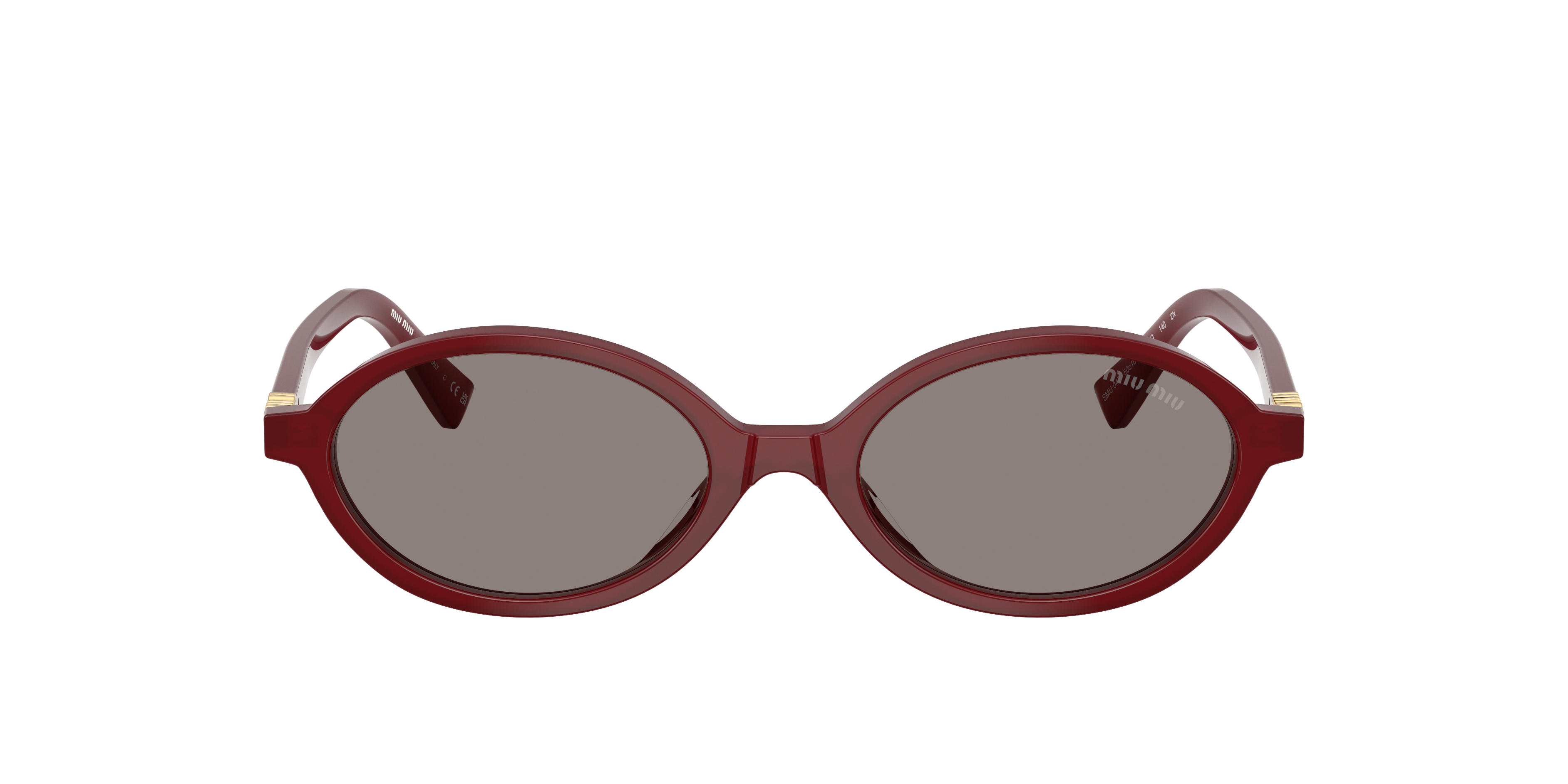 Miu Miu MU 04ZS S (50 - 18) with Grey lenses and Red frame