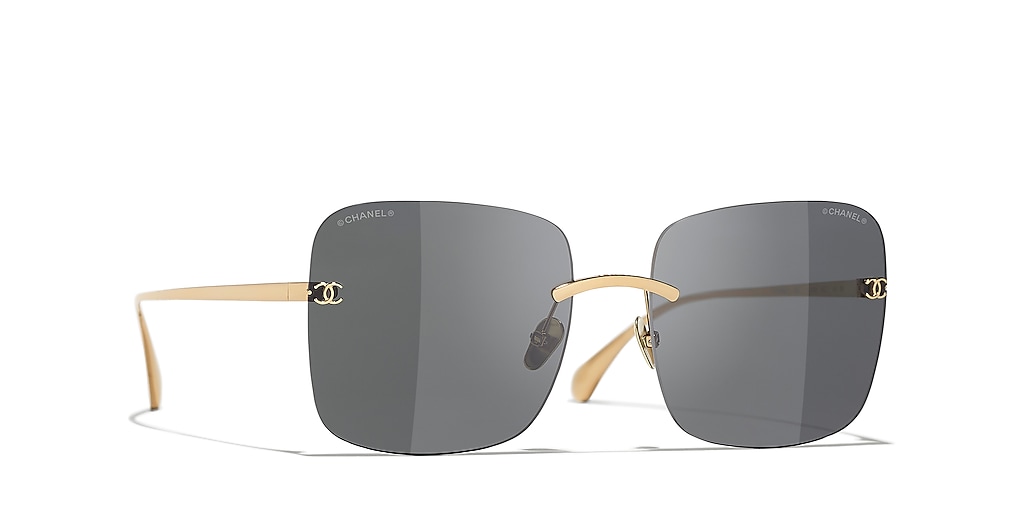 Chanel Square Sunglasses CH4287T XS (56 17) with Grey lenses and