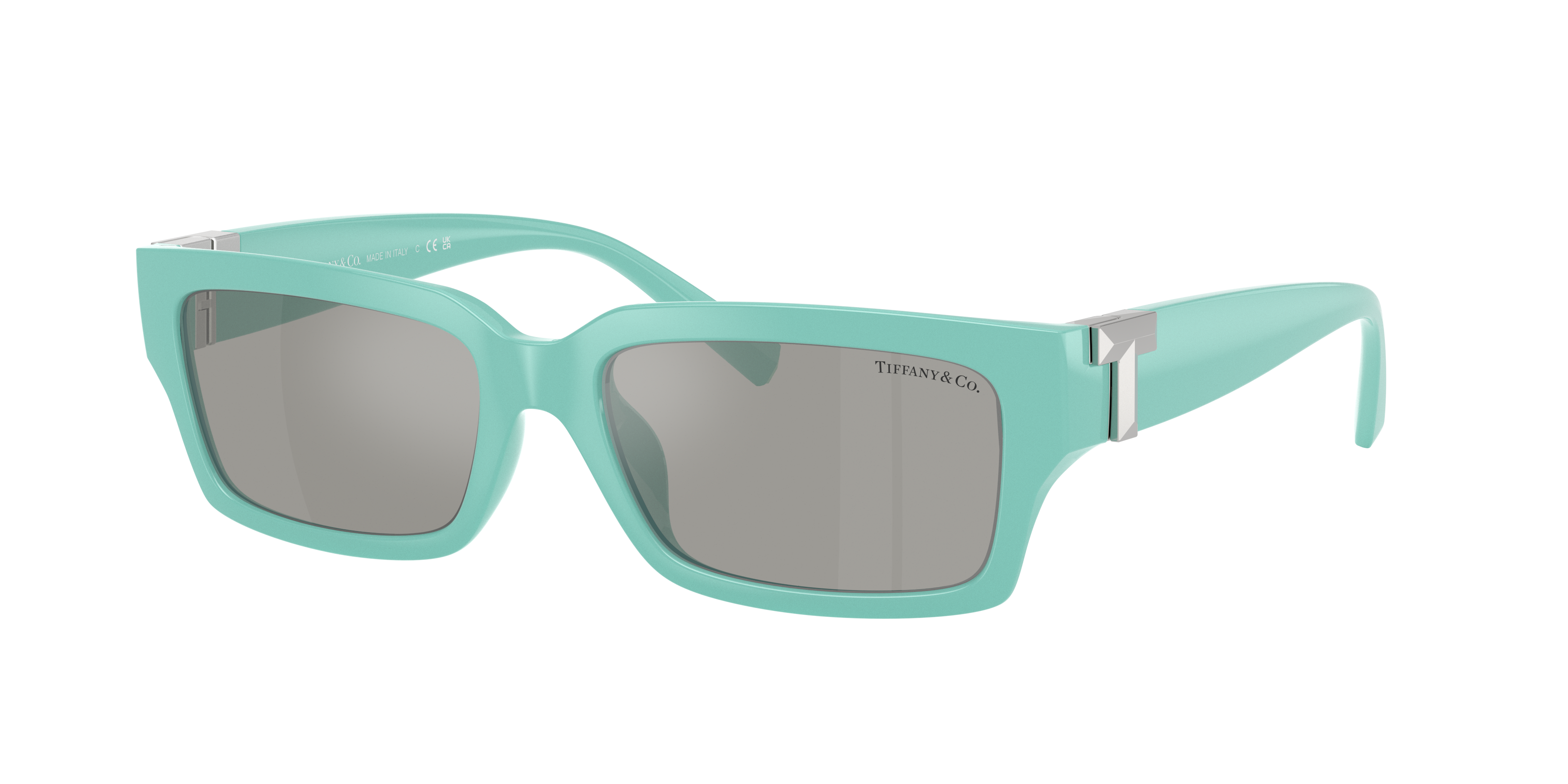 Tiffany & Co. Unisex Sunglass TF4226U -  Frame color: Tiffany Blue, Lens color: Light Grey Mirror Silver