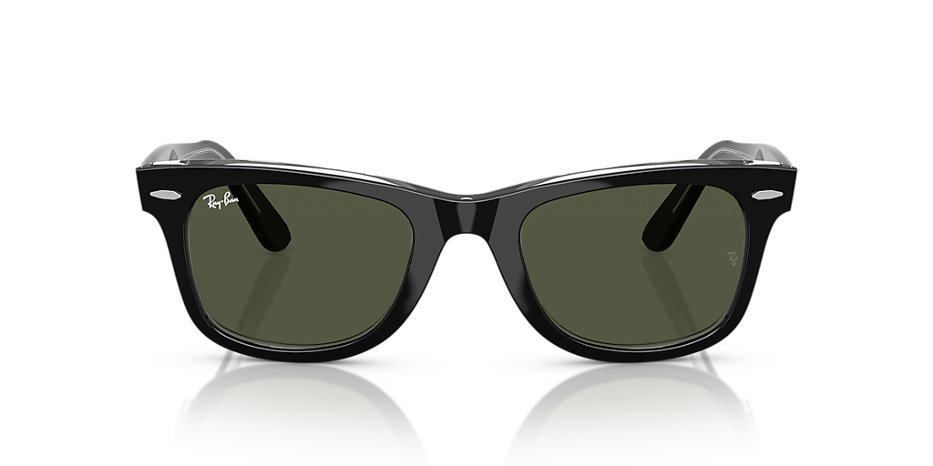 Ray-Ban Original Wayfarer Classic L (50 - 22) with Green lenses