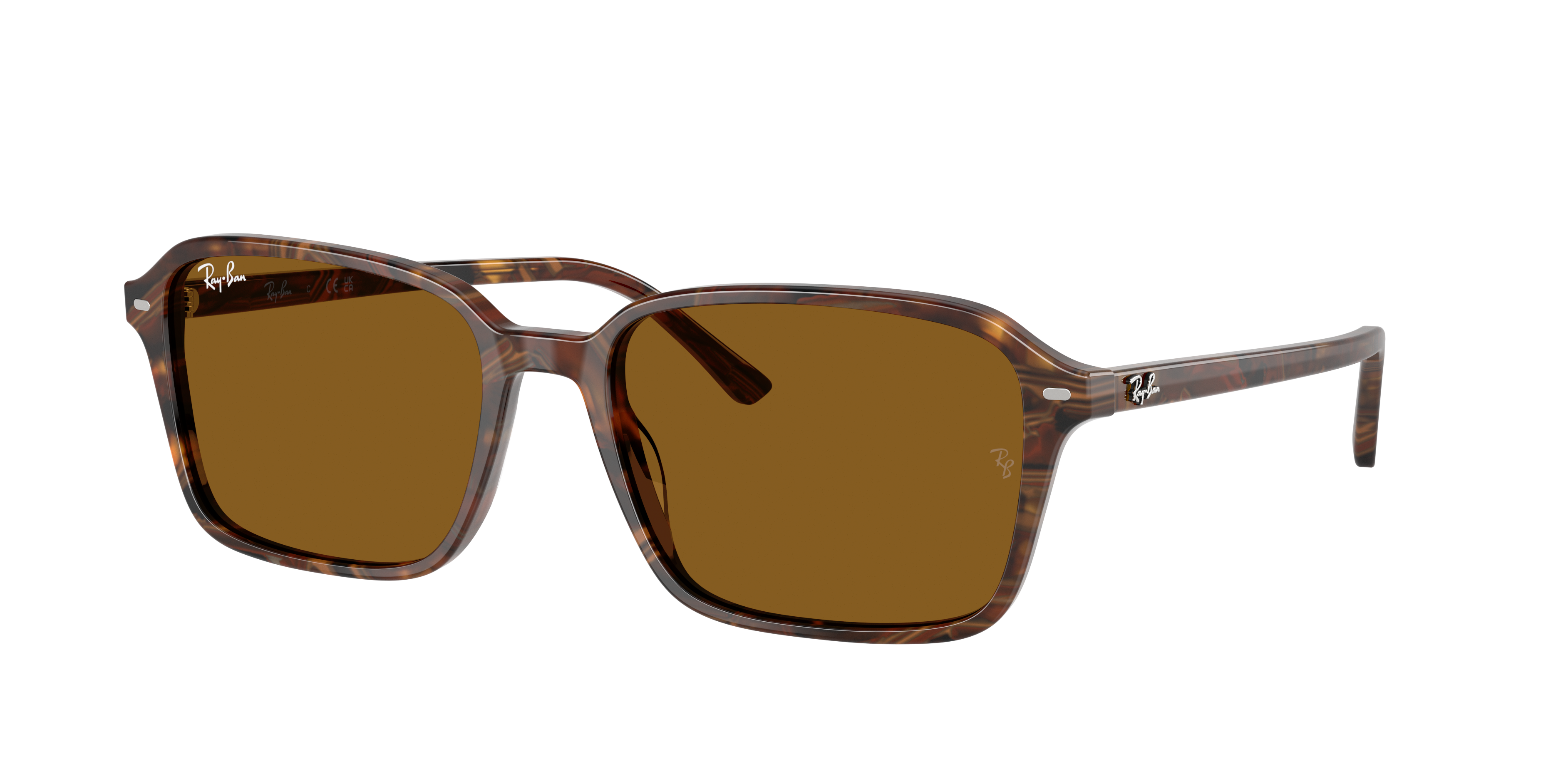Ray-Ban Raimond XL (58 - 18) with Brown lenses and Multicolor