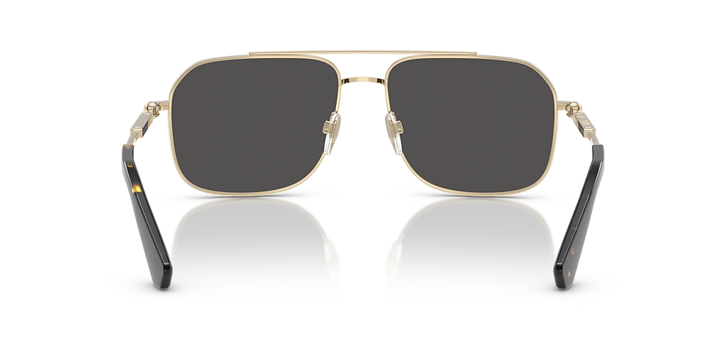 Burberry BE3159 XXL (59 - 16) with Grey lenses and Gold