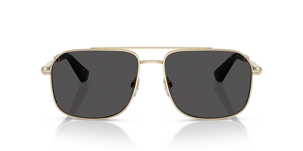 Burberry BE3159 XXL (59 - 16) with Grey lenses and Gold