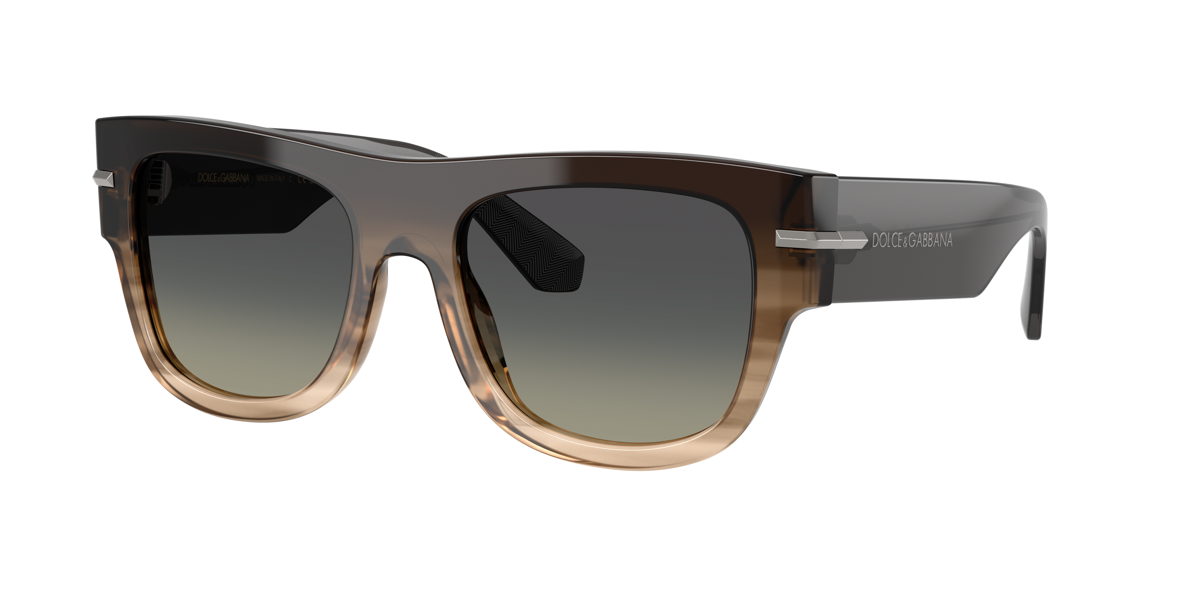 Dolce&Gabbana Man Sunglass DG4484 -  Frame color: Gradient Striped Grey, Lens color: Grey Gradient